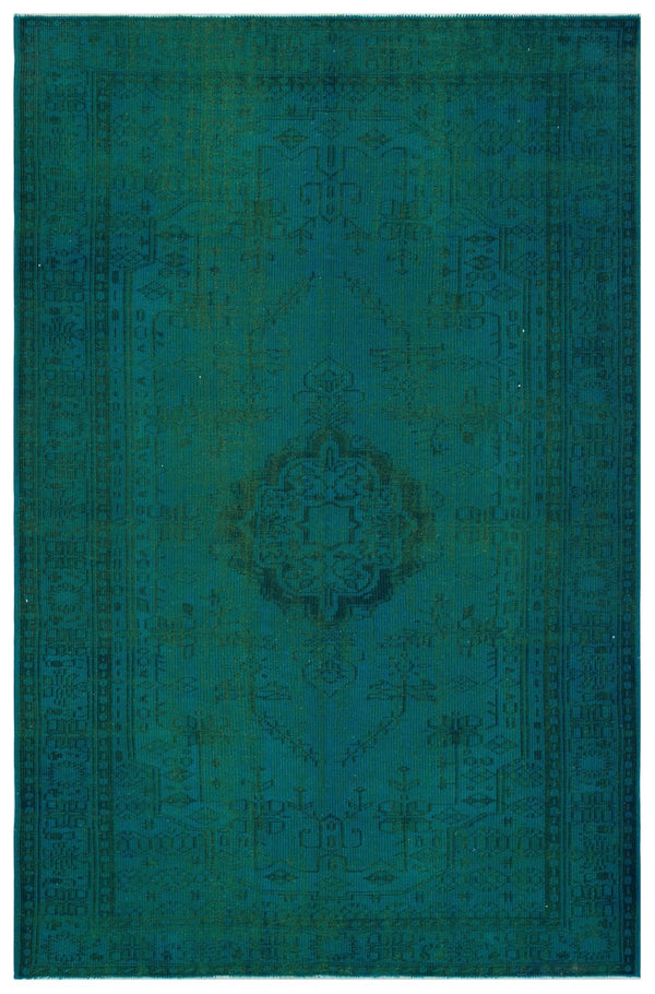 Antrasit Hardal Bohem Eskitme Yün Halı 188x286