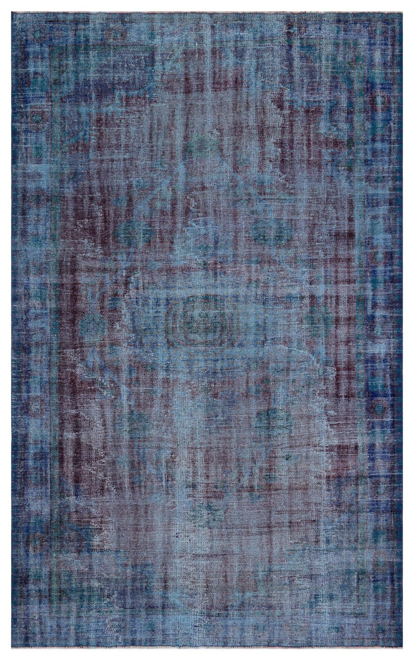 Mavi Anadolu Klasik Modern Yün Halı 187x304 - Özel Seri