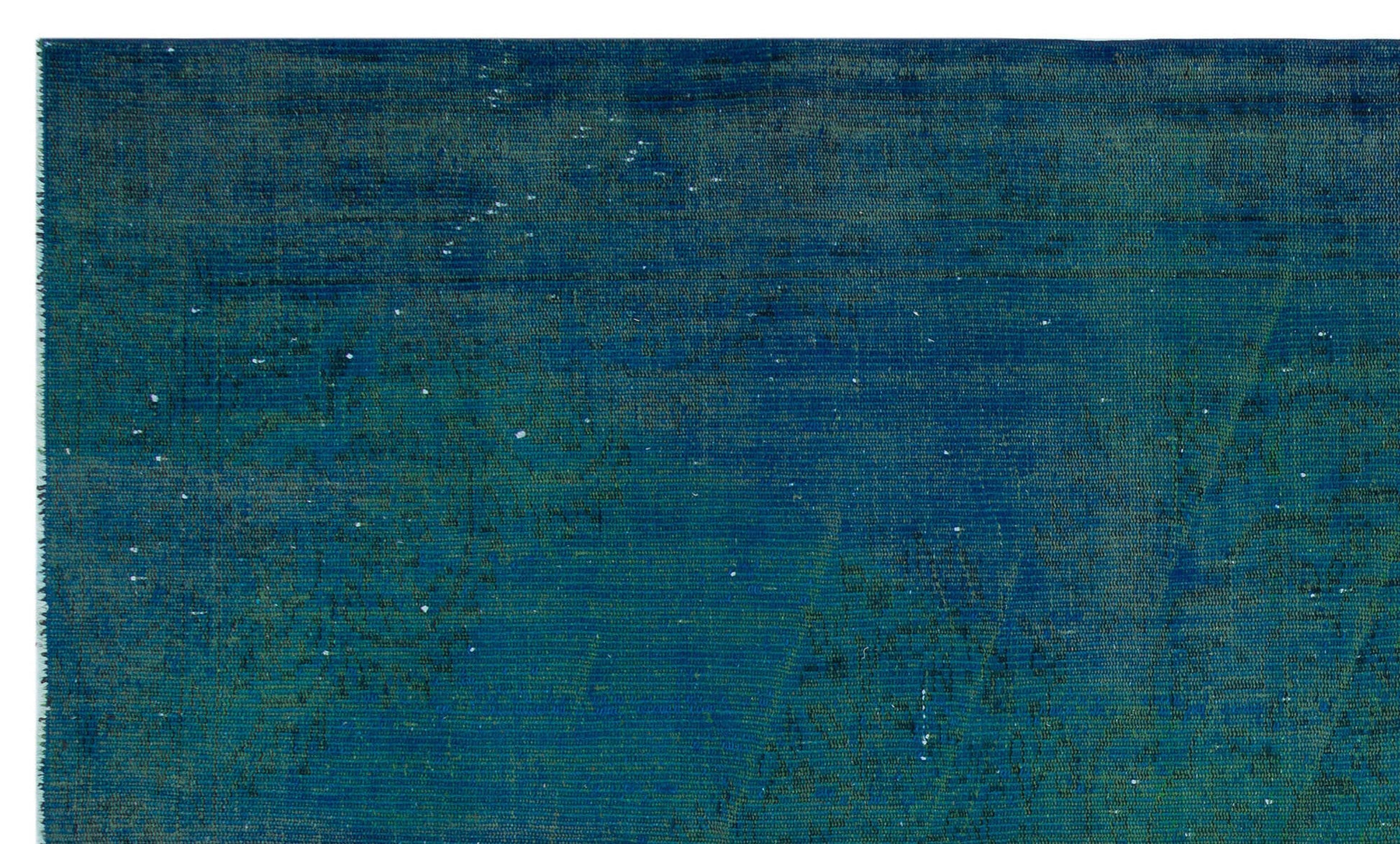 Atina Turkuaz Eskitme Yün El Dokuma Halısı 165 x 275 Apex Unique