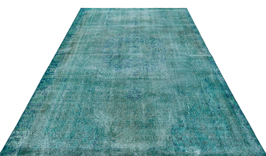 Bej Gri Bohem Eskitme Yün Halı 182x274