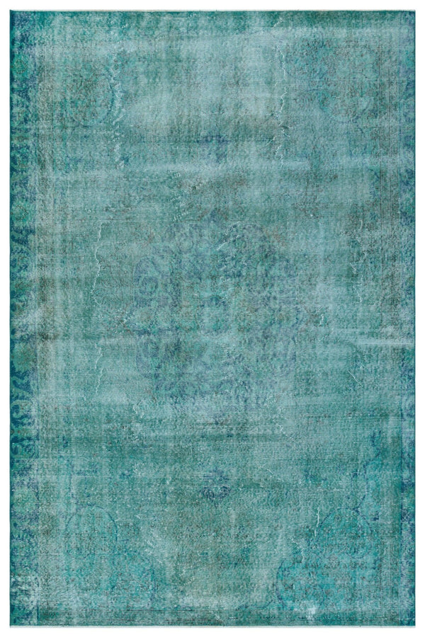 Bej Gri Bohem Eskitme Yün Halı 182x274