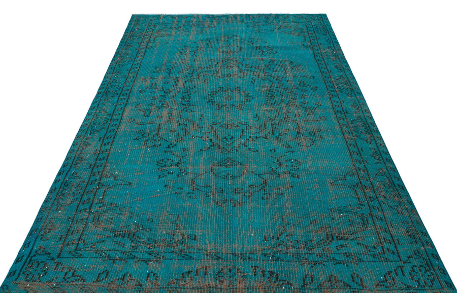 Gri Krem Bohem Eskitme Yün Halı 161x265