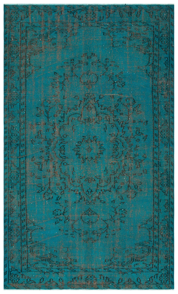 Gri Krem Bohem Eskitme Yün Halı 161x265