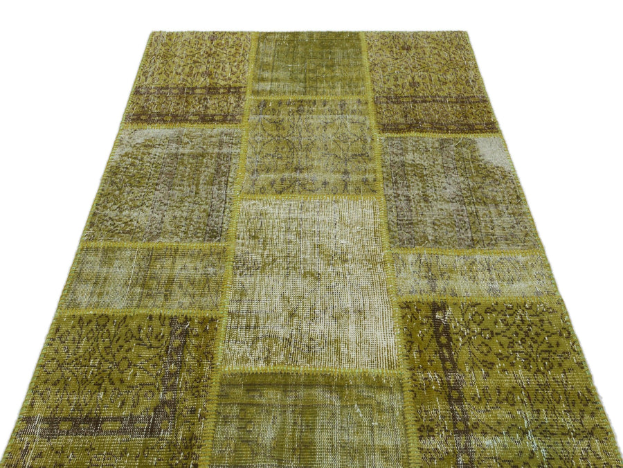 Yeşil Anadolu Bohem Eskitme Yün Halı 120x180 - Özel Seri