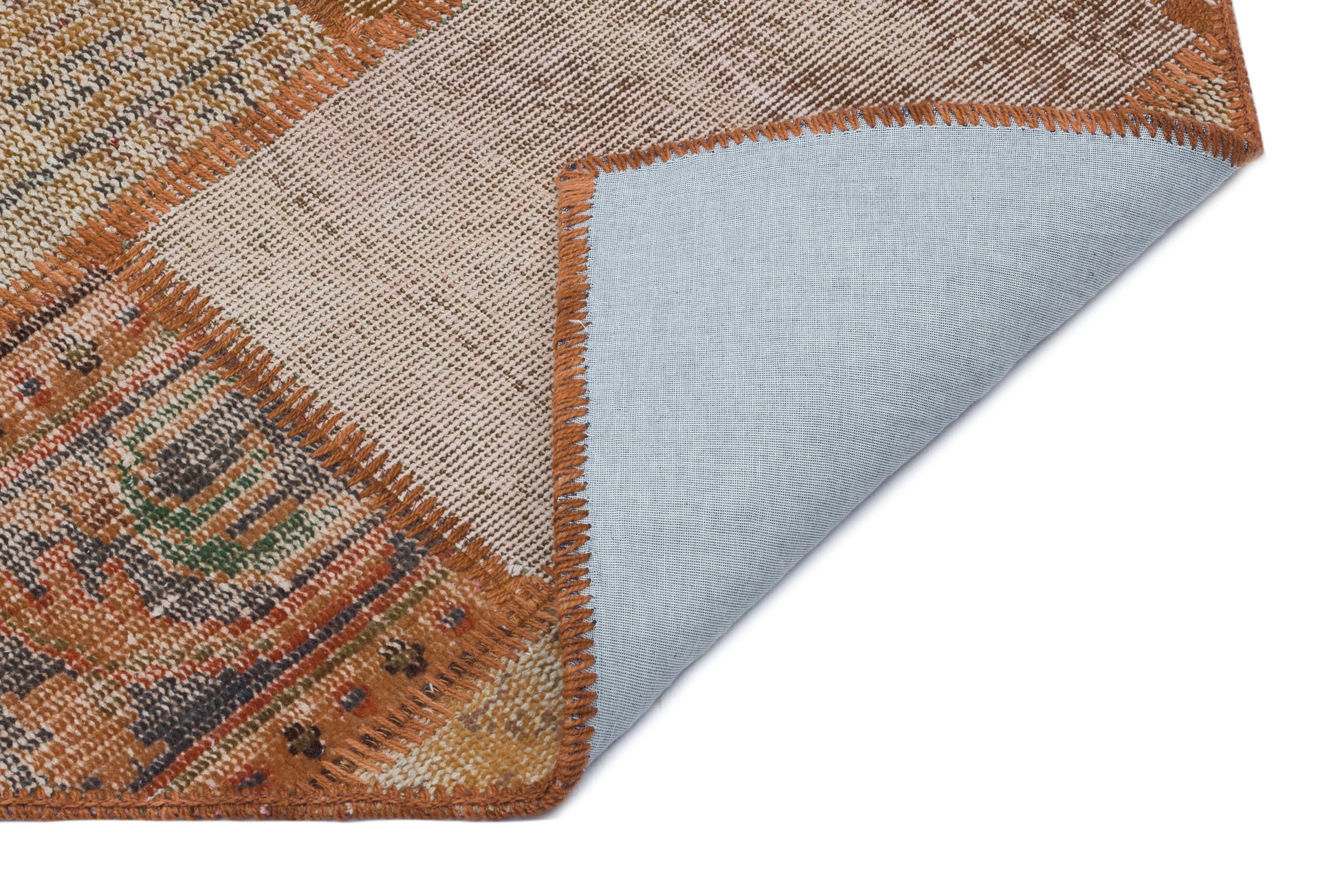 Iskece Kahverengi Eskitme Yün El Dokuma Halısı 120 x 180 Apex Unique