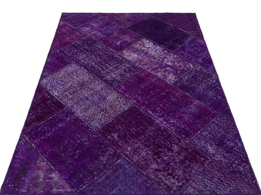 Beyaz Siyah Anadolu Eskitme Geometrik Yün Halı 120x180 - Özel Seri