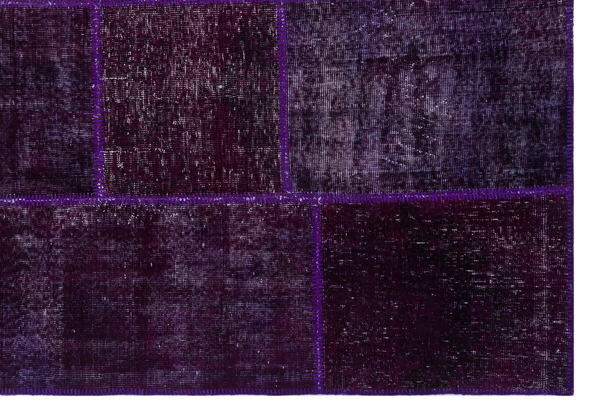 Siyah Anadolu Eskitme Geometrik Yün Halı 190x280 - Özel Seri