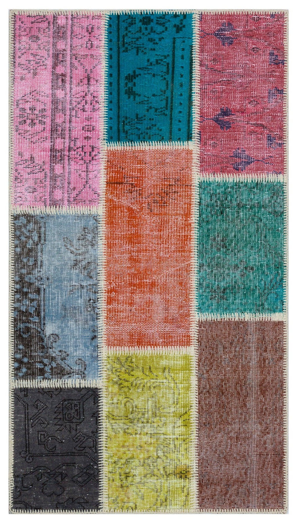 Bej Anadolu Geometrik Modern Yün Halı 80x150 - Özel Seri