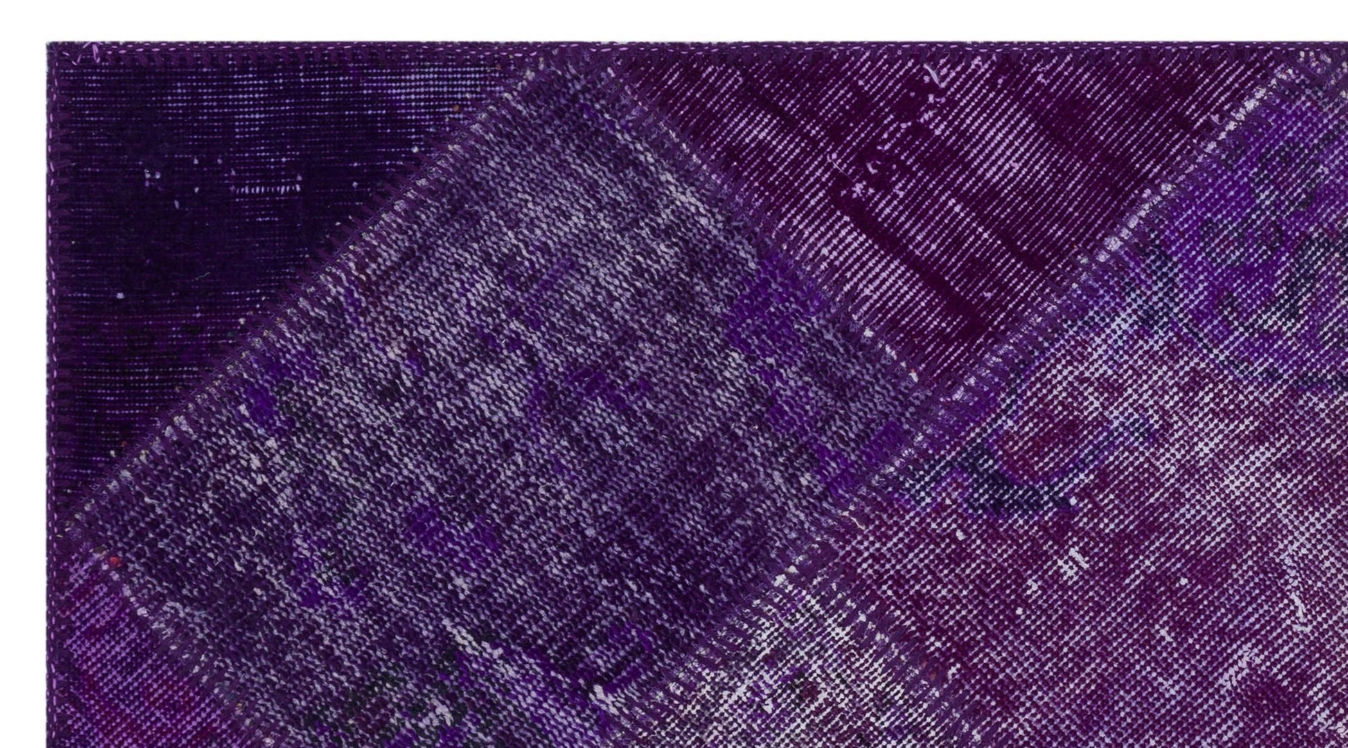 Iskece Mor Eskitme Yün El Dokuma Halısı 080 x 150 Apex Unique