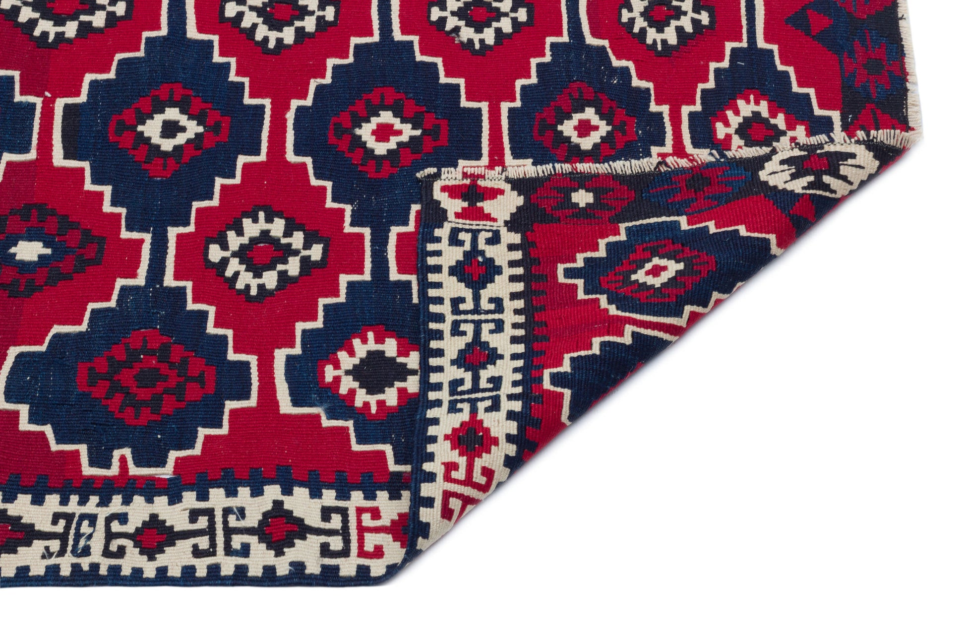 Kavala Kırmızı Klasik Yün El Dokuma Halısı 129 x 210 Apex Unique