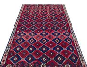 Kavala Kırmızı Klasik Yün El Dokuma Halısı 129 x 210 Apex Unique