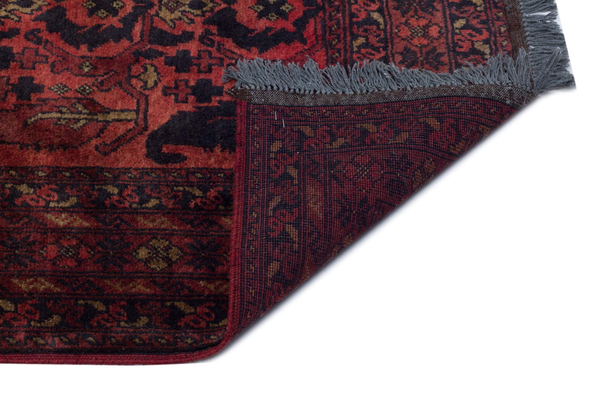 Kavala Kırmızı Klasik Yün El Dokuma Halısı 150 x 200 Apex Unique