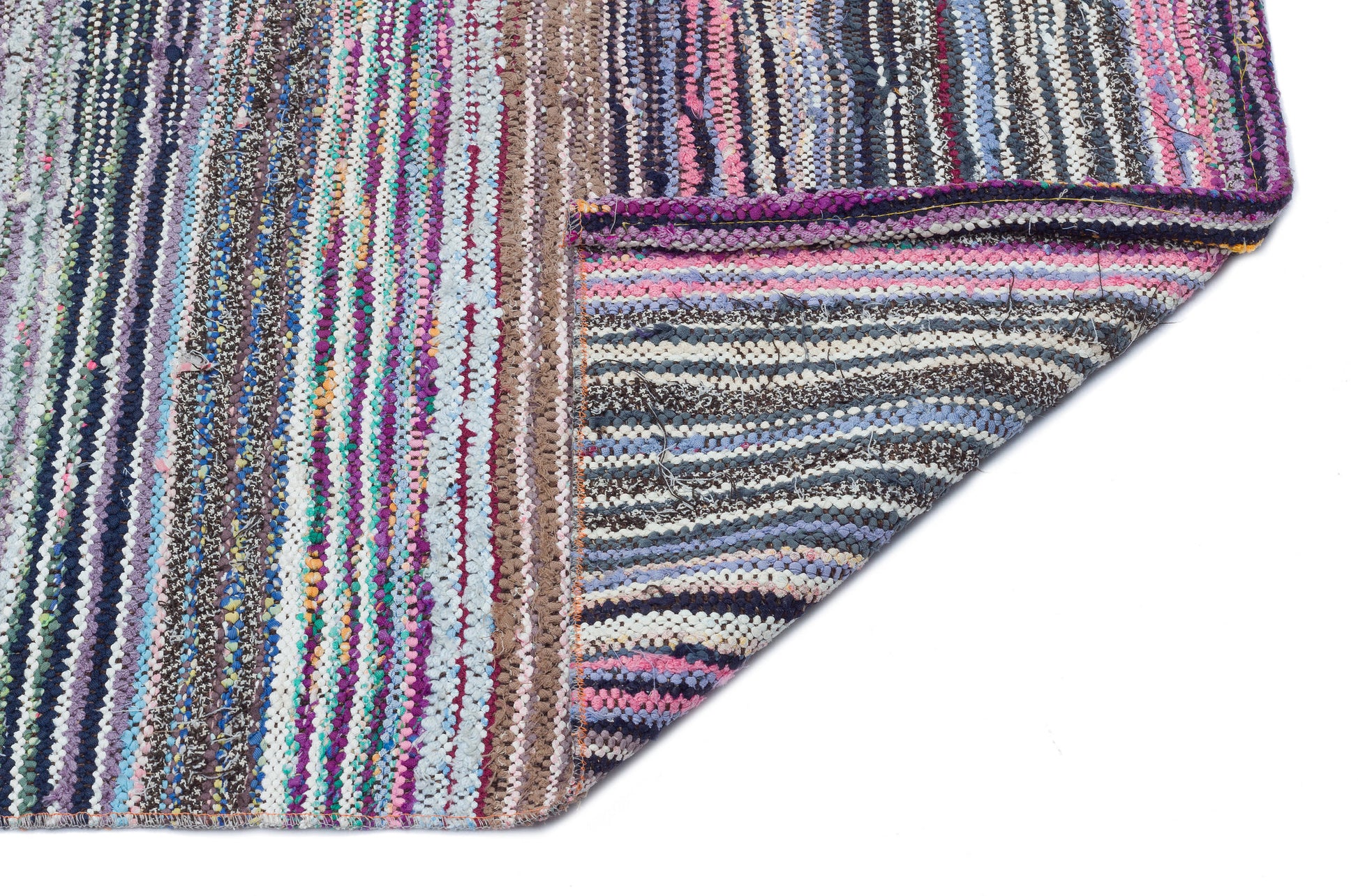 Girit Bej Çizgili Yün El Dokuma Halısı 150 x 273 Apex Unique