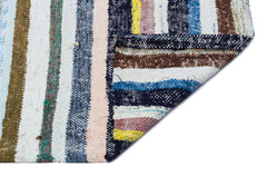 Girit Bej Çizgili Yün El Dokuma Halısı 164 x 317 Apex Unique