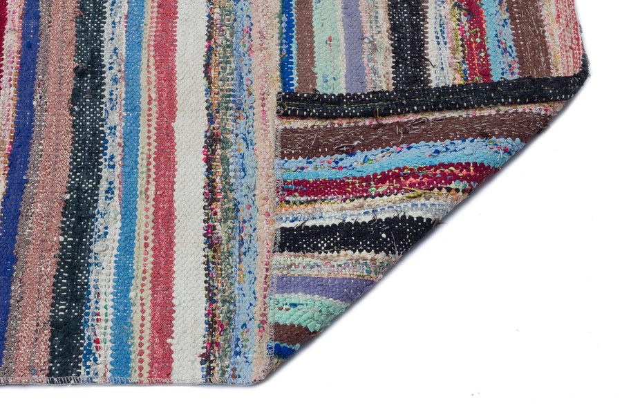 Bej Anadolu Bohem Geometrik Yün Halı 150x383 - Özel Seri