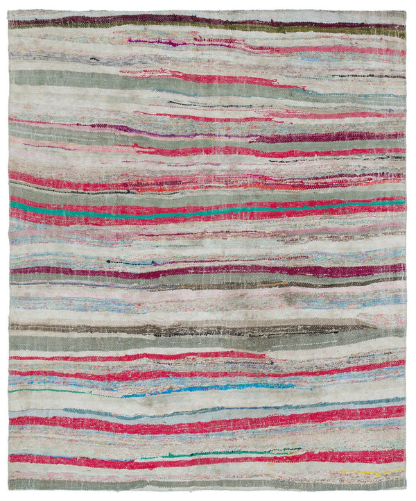 Bej Bohem Modern Yün Halı 166x196