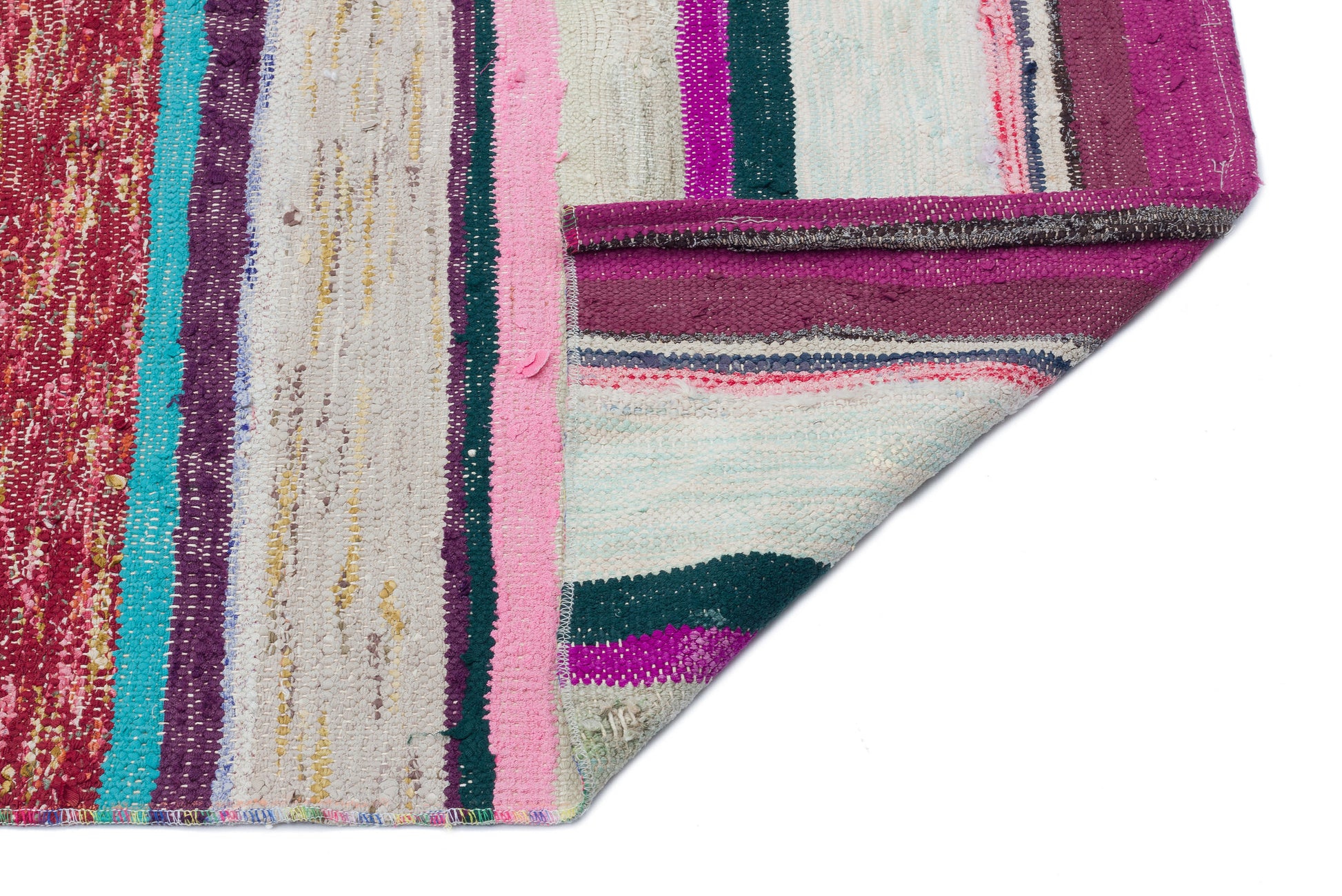 Girit Bej Çizgili Yün El Dokuma Halısı 156 x 280 Apex Unique