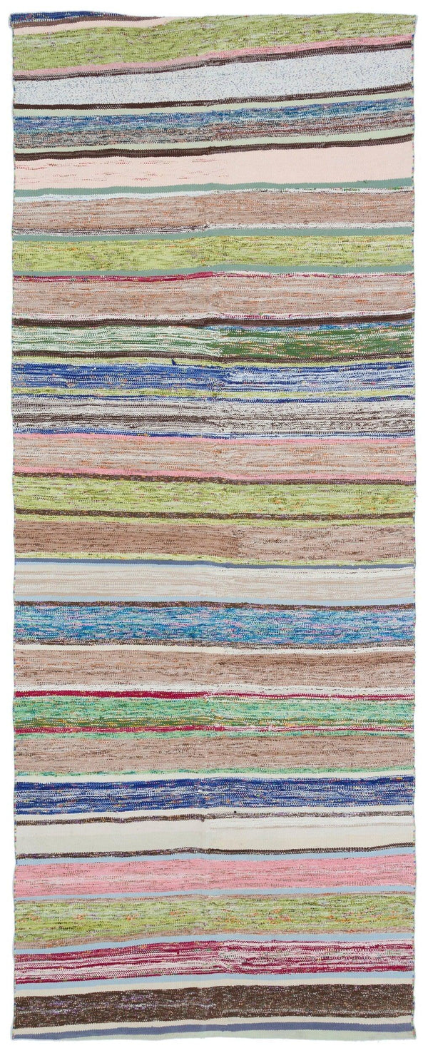 Bej Bohem Modern Yün Halı 142x361