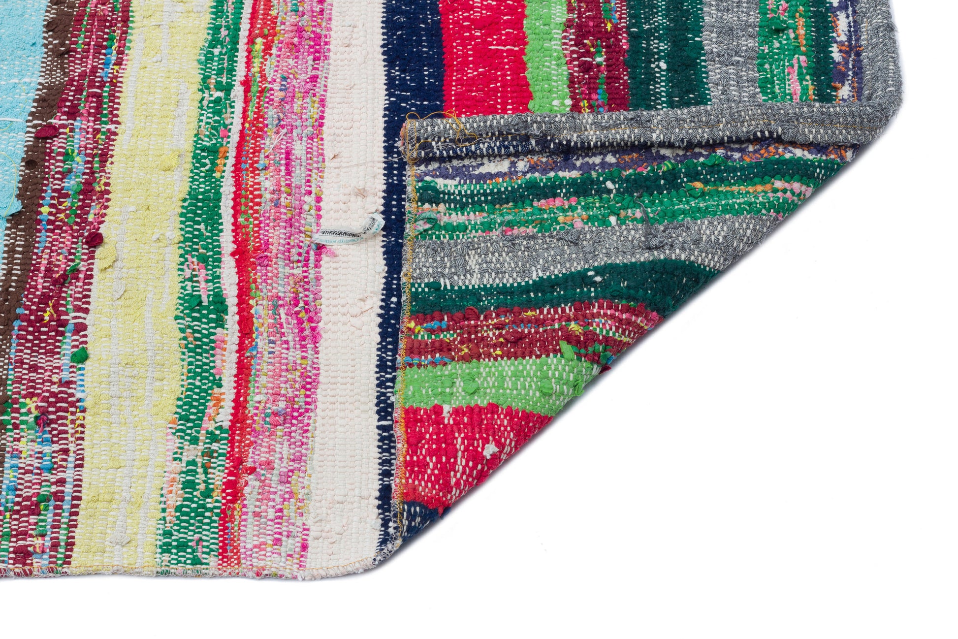 Girit Bej Çizgili Yün El Dokuma Halısı 158 x 300 Apex Unique