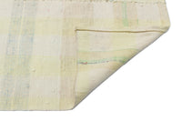 Cream & Beige Geometric Flatweave Kilim Runner 154x324 cm (5'1" x 10'8")