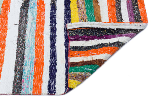 Girit Bej Çizgili Yün El Dokuma Halısı 171 x 270 Apex Unique