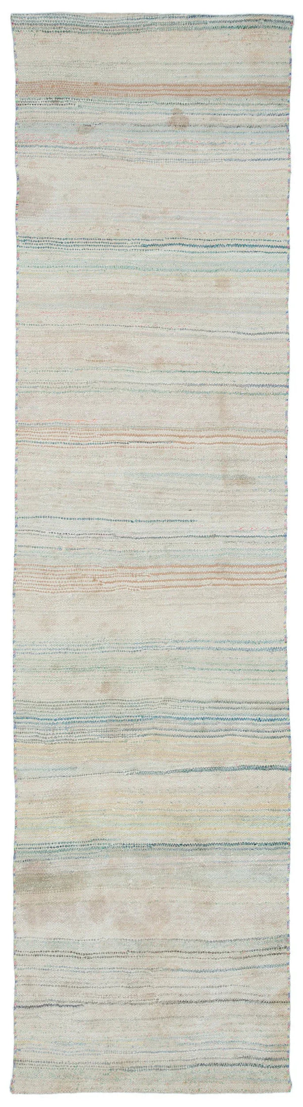 Bej Bohem Modern Yün Halı 80x306