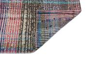 Bej Gri Anadolu Bohem Geometrik Yün Halı 103x186 - Özel Seri