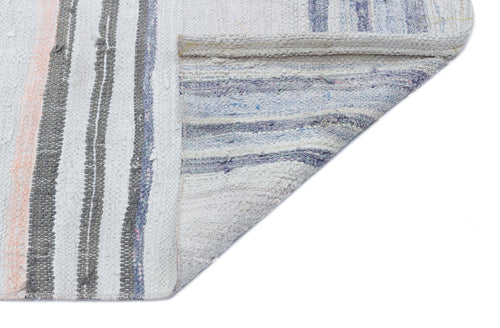 Girit Bej Çizgili Yün El Dokuma Halısı 154 x 280 Apex Unique