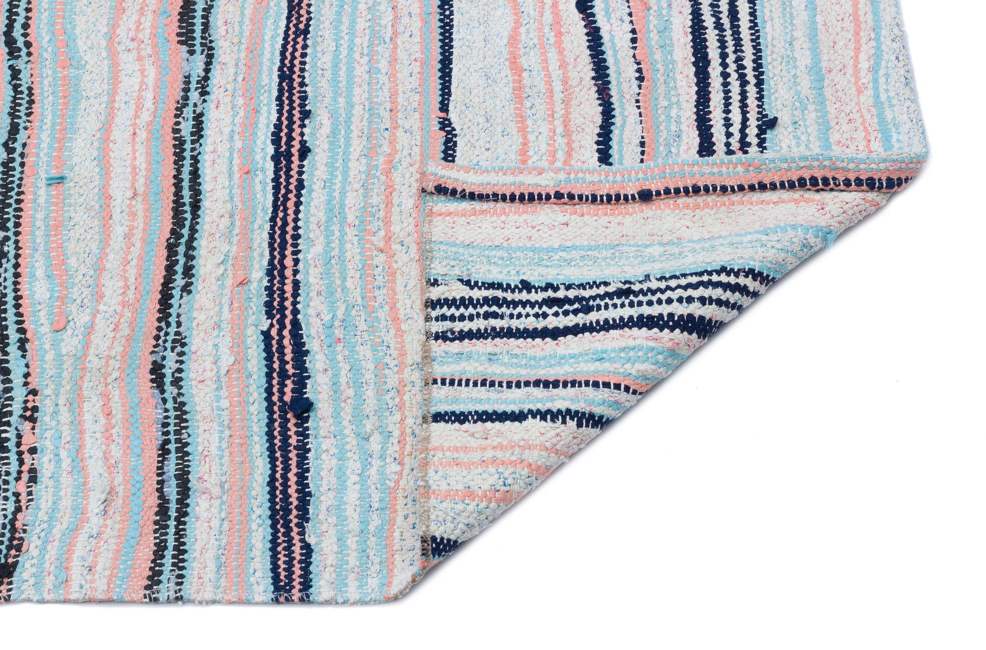 Girit Bej Çizgili Yün El Dokuma Halısı 134 x 312 Apex Unique