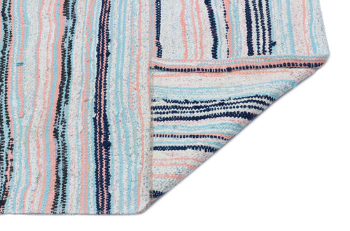 Girit Bej Çizgili Yün El Dokuma Halısı 134 x 312 Apex Unique