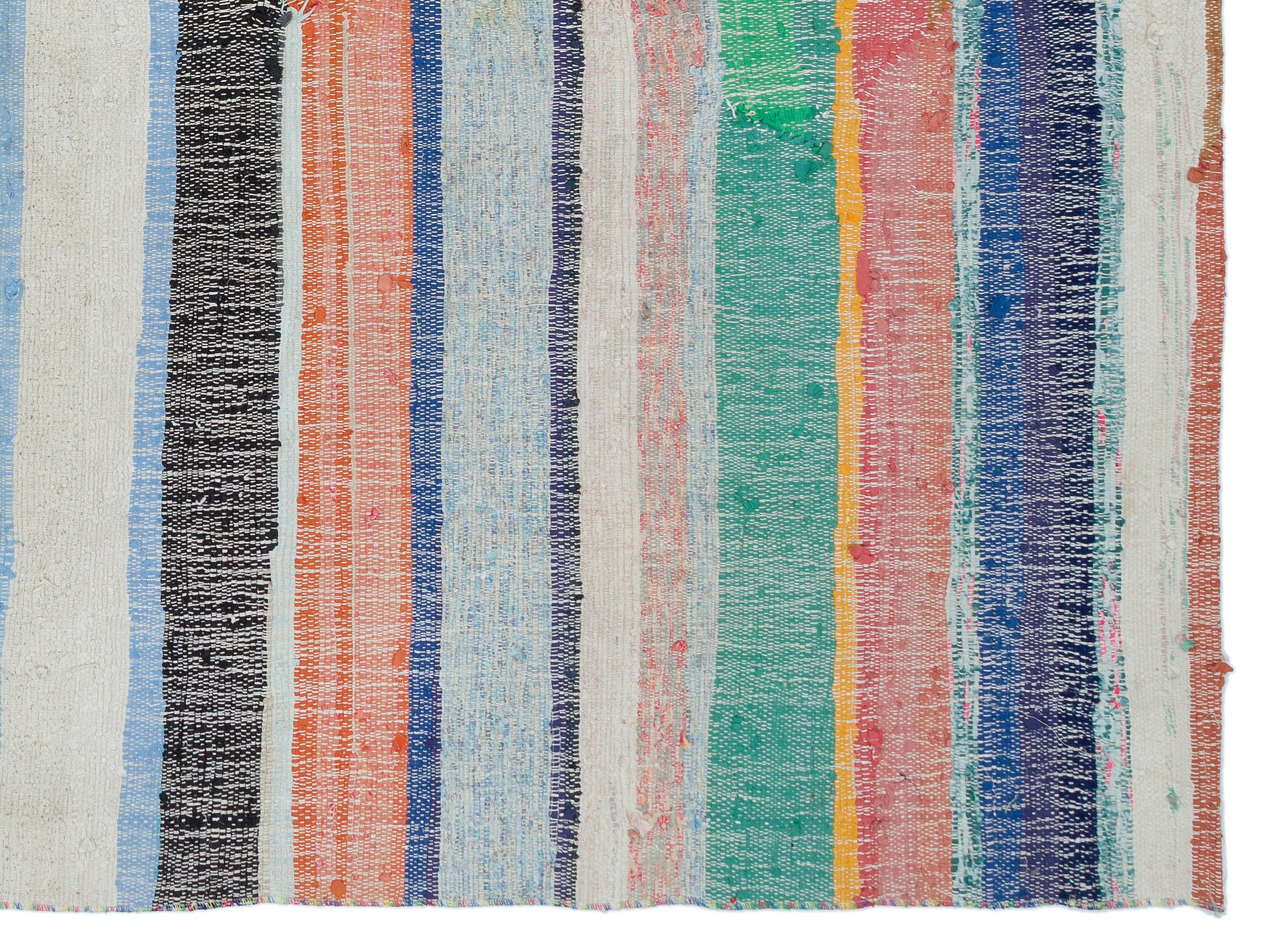 Girit Bej Çizgili Yün El Dokuma Halısı 172 x 234 Apex Unique