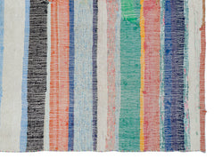 Girit Bej Çizgili Yün El Dokuma Halısı 172 x 234 Apex Unique