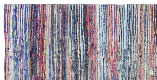 Girit Bej Çizgili Yün El Dokuma Halısı 161 x 312 Apex Unique