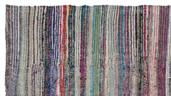 Girit Bej Çizgili Yün El Dokuma Halısı 165 x 302 Apex Unique