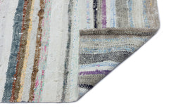 Girit Bej Çizgili Yün El Dokuma Halısı 150 x 307 Apex Unique