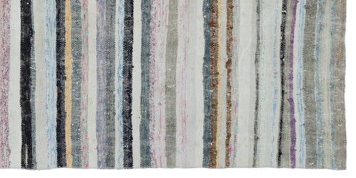 Girit Bej Çizgili Yün El Dokuma Halısı 150 x 307 Apex Unique