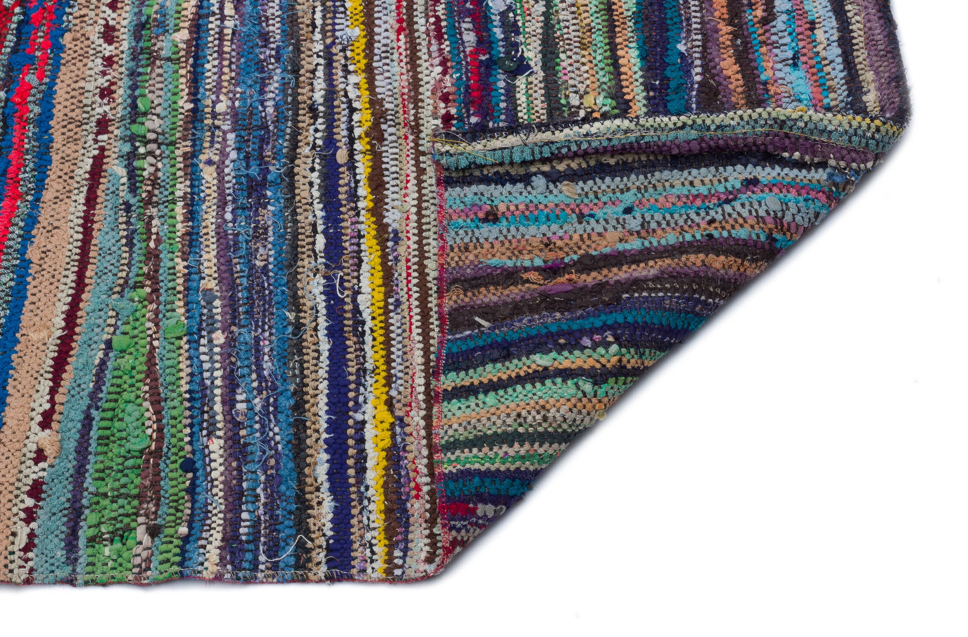 Girit Bej Çizgili Yün El Dokuma Halısı 168 x 330 Apex Unique