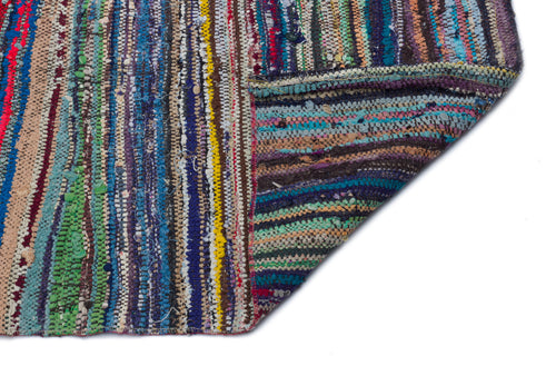 Girit Bej Çizgili Yün El Dokuma Halısı 168 x 330 Apex Unique