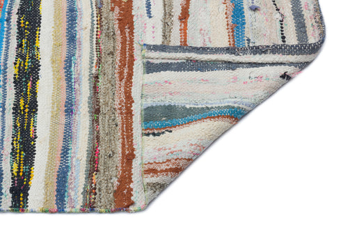 Girit Bej Çizgili Yün El Dokuma Halısı 166 x 278 Apex Unique