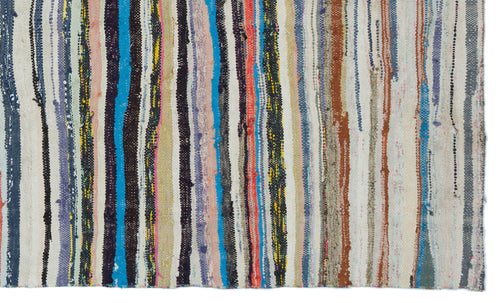 Girit Bej Çizgili Yün El Dokuma Halısı 166 x 278 Apex Unique