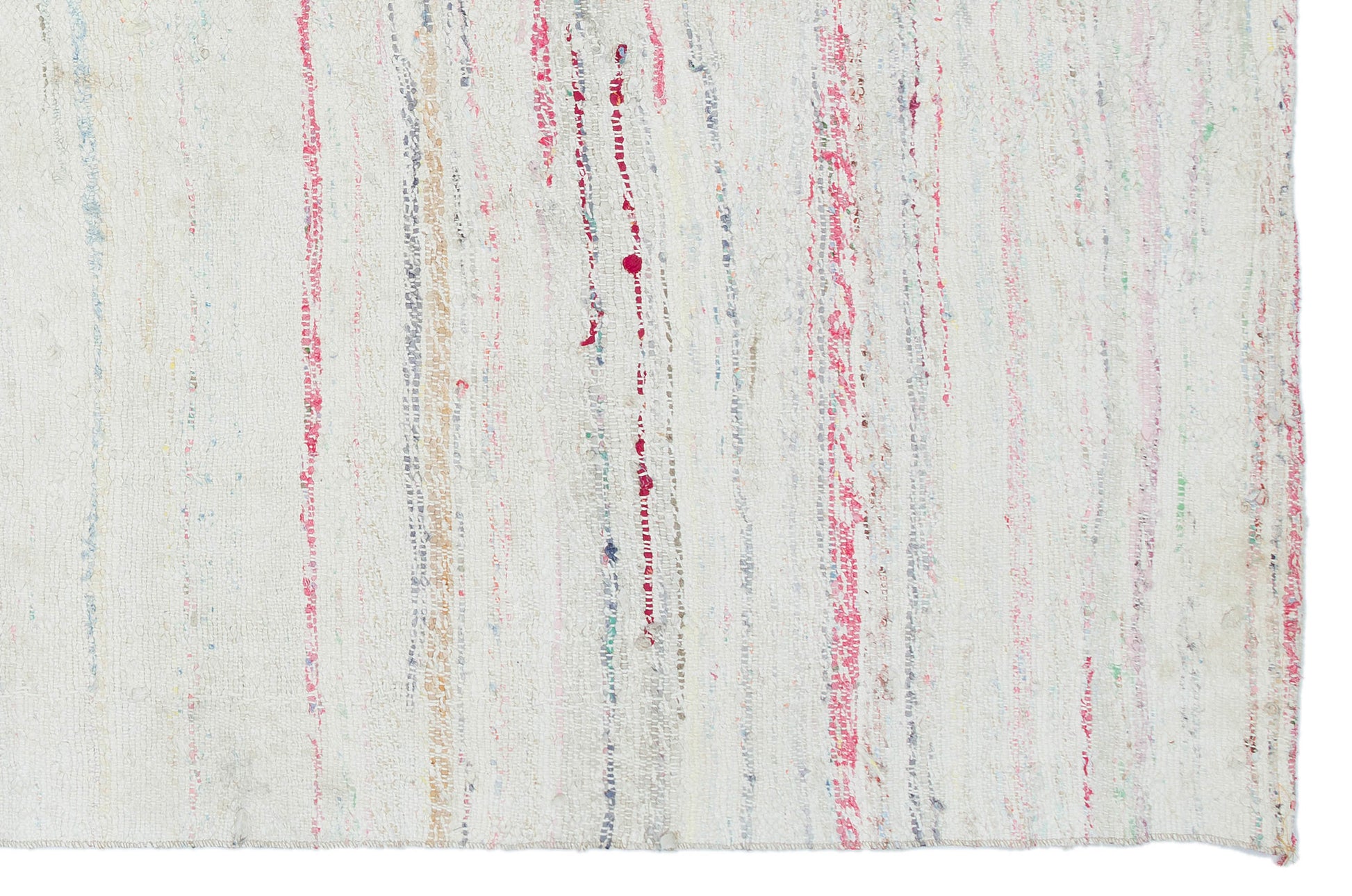 Girit Bej Çizgili Yün El Dokuma Halısı 155 x 241 Apex Unique