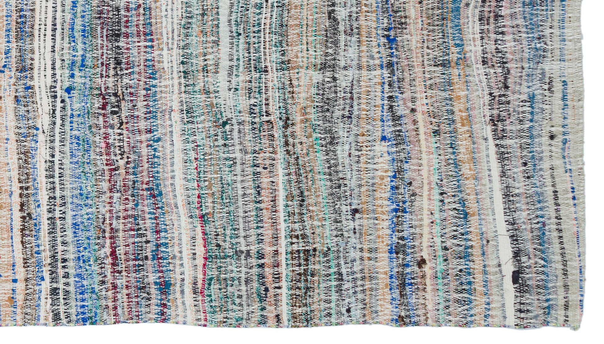 Girit Bej Çizgili Yün El Dokuma Halısı 165 x 300 Apex Unique