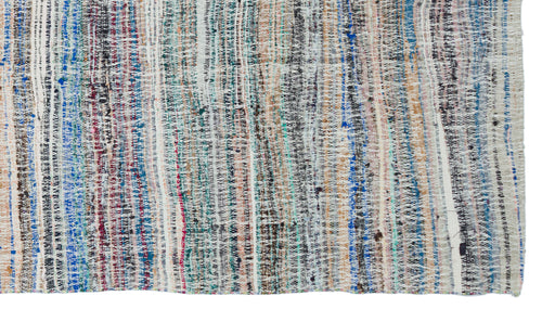 Girit Bej Çizgili Yün El Dokuma Halısı 165 x 300 Apex Unique