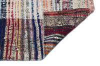 Çok Renkli El Dokuma Halı, Etnik Çizgili Desen 147x330 cm