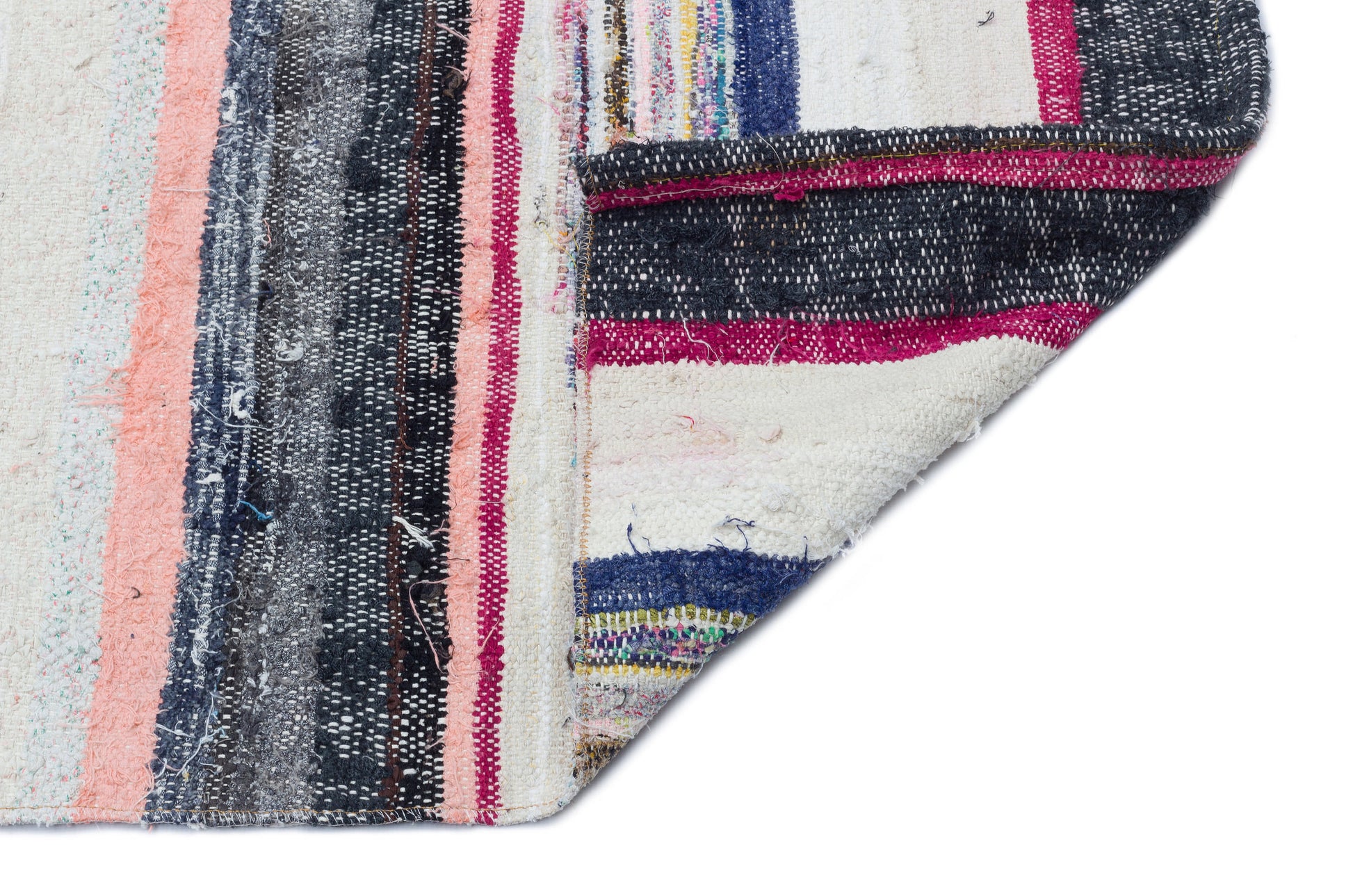 Girit Bej Çizgili Yün El Dokuma Halısı 151 x 330 Apex Unique