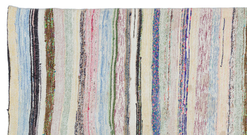 Girit Bej Çizgili Yün El Dokuma Halısı 150 x 288 Apex Unique