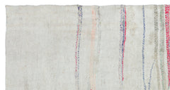 Girit Bej Çizgili Yün El Dokuma Halısı 147 x 285 Apex Unique