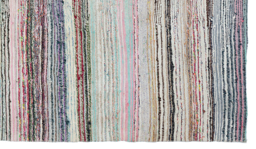 Girit Bej Çizgili Yün El Dokuma Halısı 167 x 298 Apex Unique