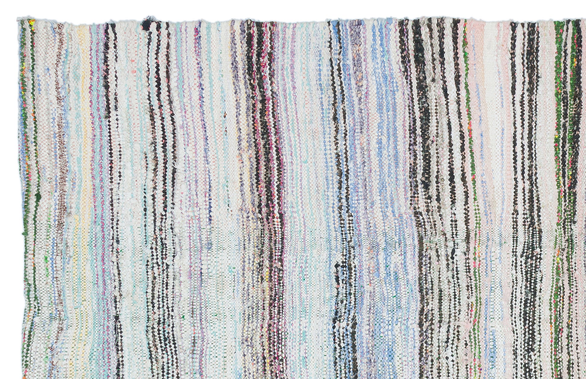 Girit Bej Çizgili Yün El Dokuma Halısı 148 x 237 Apex Unique