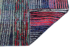 Girit Bej Çizgili Yün El Dokuma Halısı 130 x 378 Apex Unique